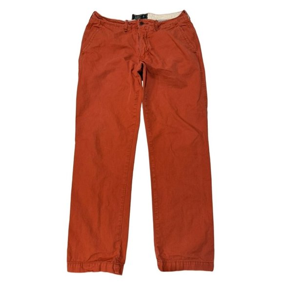 ABERCROMBIE & FITCH SLIM STRAIGH PANTS SIZE W31 L3O | A1 - Picture 1 of 5